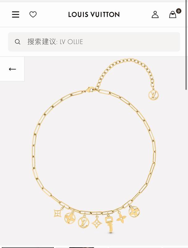 LV Necklace 03lyr607